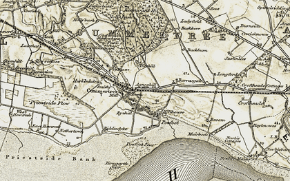 Old map of Barrasgate in 1901-1904
