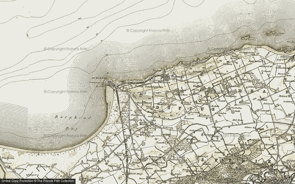 Old Maps of Cummingston, Grampian - Francis Frith