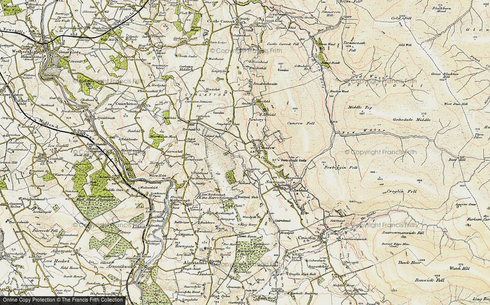 Old Map of Cumrew, 1901-1904 in 1901-1904