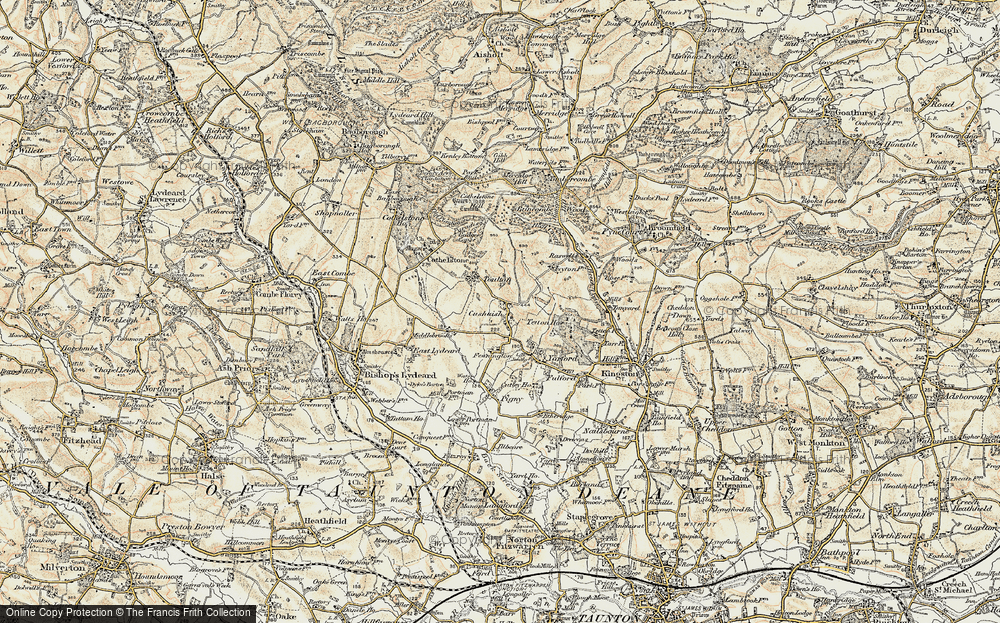 Old Map of Cushuish, 1898-1900 in 1898-1900