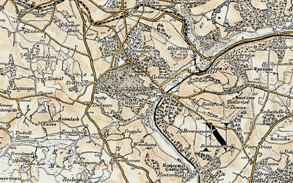 Old map of Cutmadoc in 1900