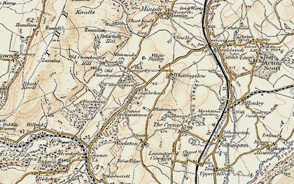 Old map of Blakemoor in 1902-1903