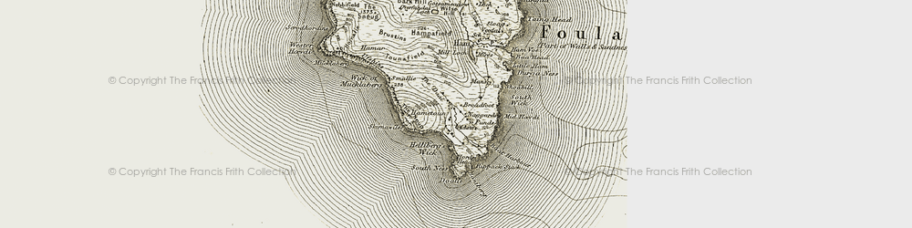Old map of Da Hametoon in 1911-1912