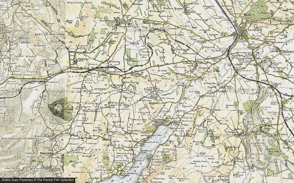 Old Map of Dacre, 1901-1904 in 1901-1904