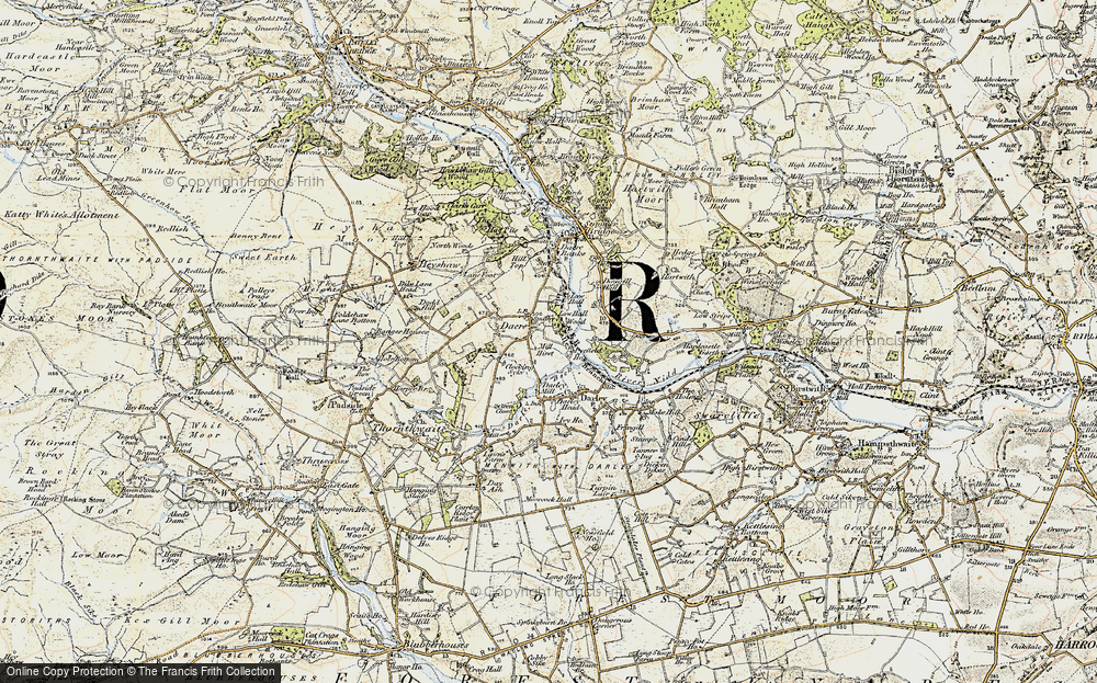 Old Map of Dacre, 1903-1904 in 1903-1904