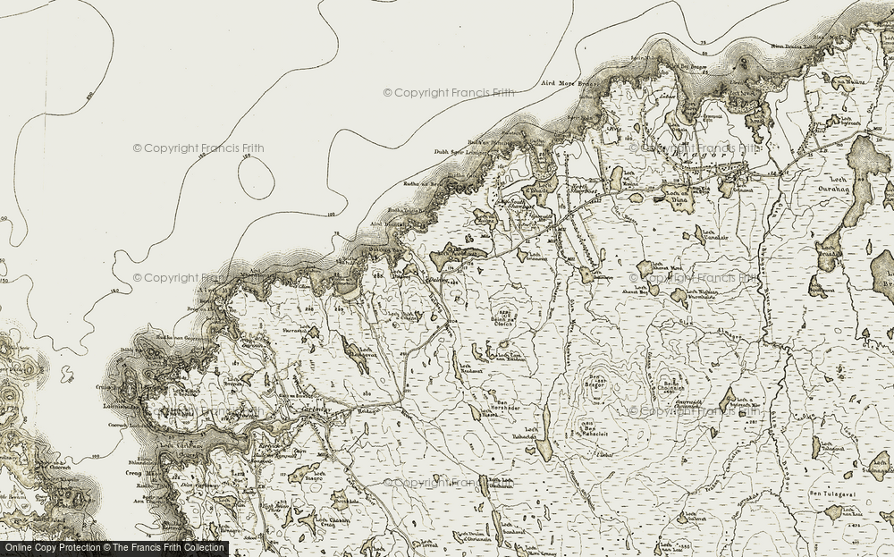 Old Map of Dail Beag, 1911 in 1911