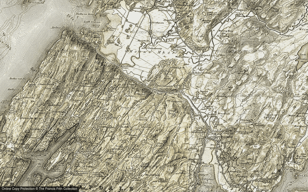 Old Map of Daill, 1906-1907 in 1906-1907