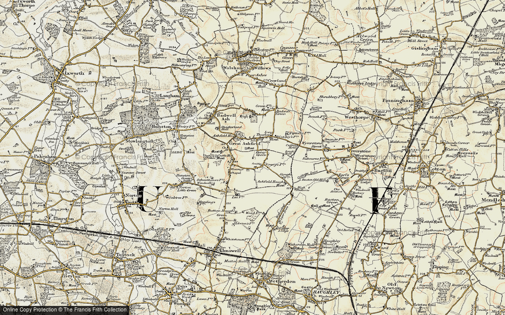 Old Map of Daisy Green, 1901 in 1901