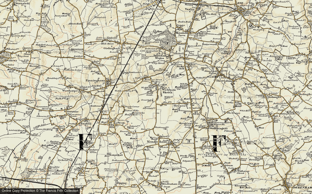 Old Map of Daisy Green, 1901 in 1901
