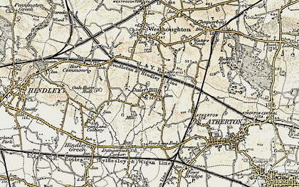 Old map of Daisy Hill in 1903