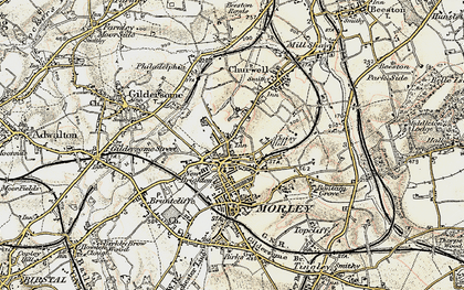Old map of Daisy Hill in 1903