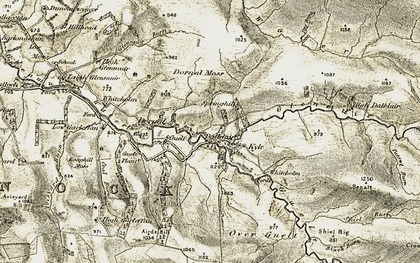 Old map of Dalblair in 1904-1905