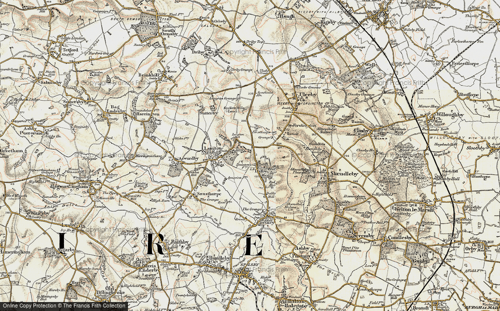 Old Map of Dalby, 1902-1903 in 1902-1903