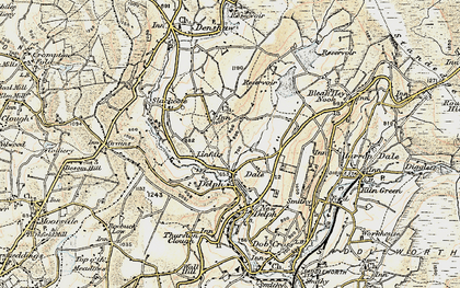 Old map of Dale in 1903