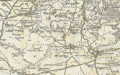 Old map of Dale End in 1902-1903