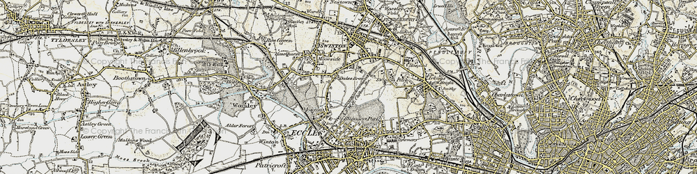 Old map of Dales Brow in 1903