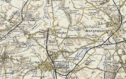 Old map of Dalestorth in 1902-1903