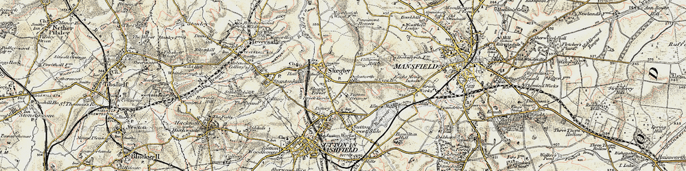 Old map of Dalestorth in 1902-1903