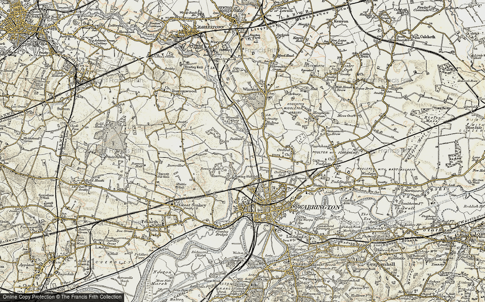 Old Map of Dallam, 1903 in 1903