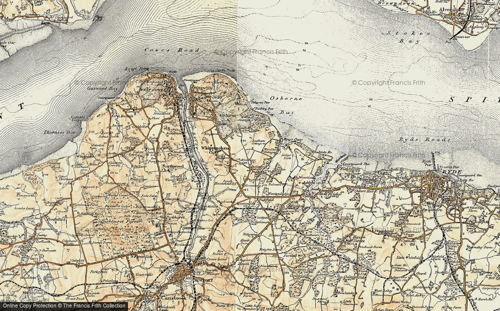 Old Map of Dallimores, 1899 in 1899