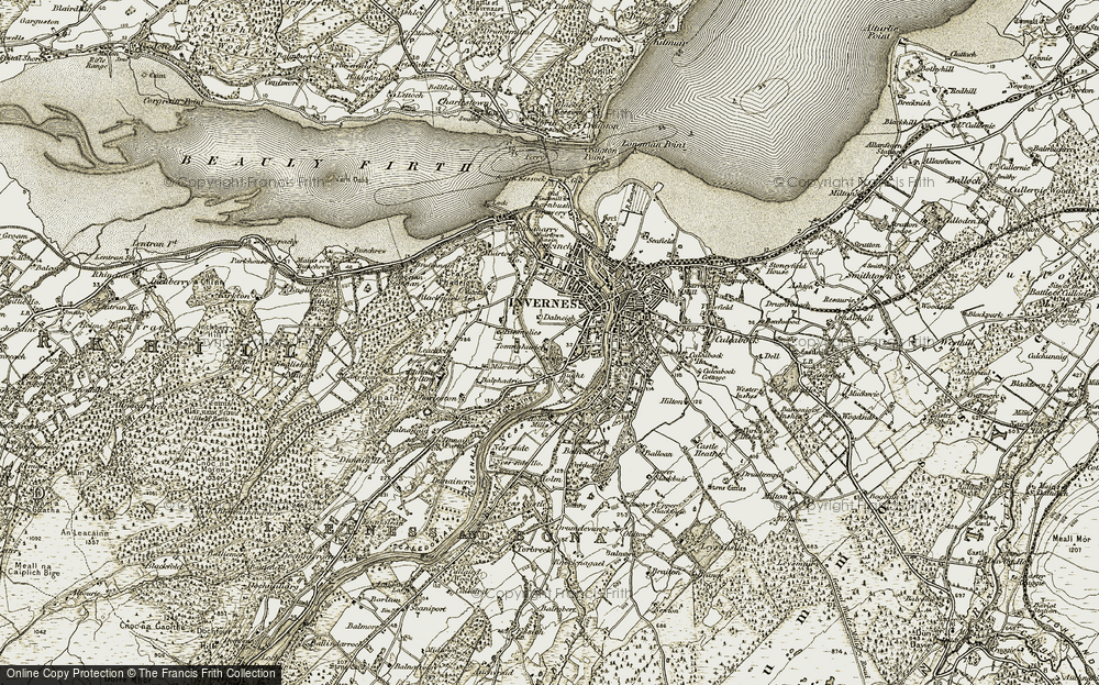 Old Map of Dalneigh, 1908-1912 in 1908-1912