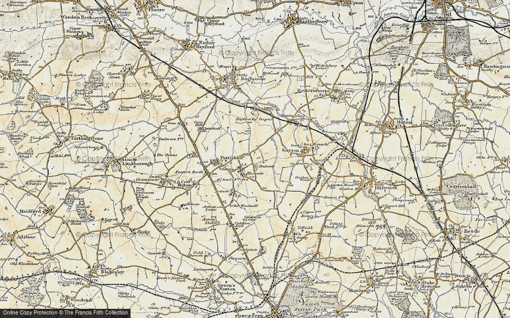 Old Map of Dalscote, 1898-1901 in 1898-1901