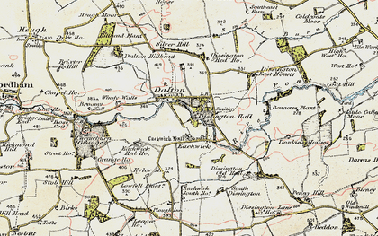 Old map of Windy Walls in 1901-1903