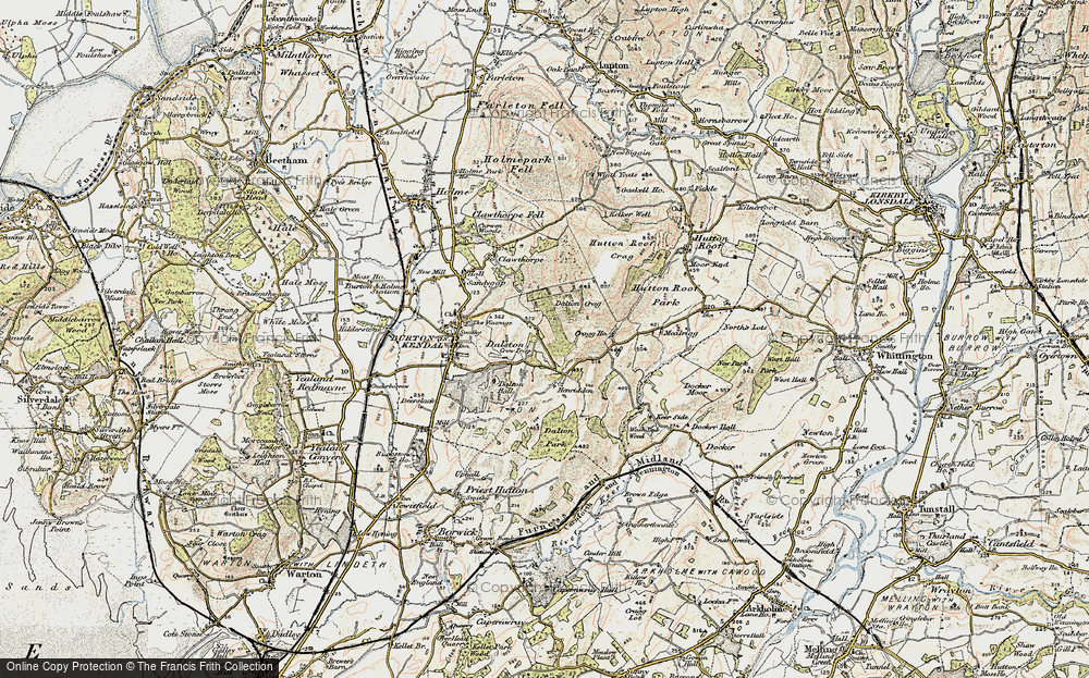 Old Map of Dalton, 1903-1904 in 1903-1904