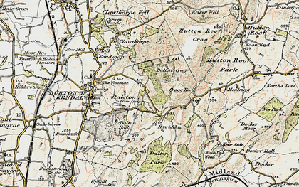 Old map of Dalton in 1903-1904