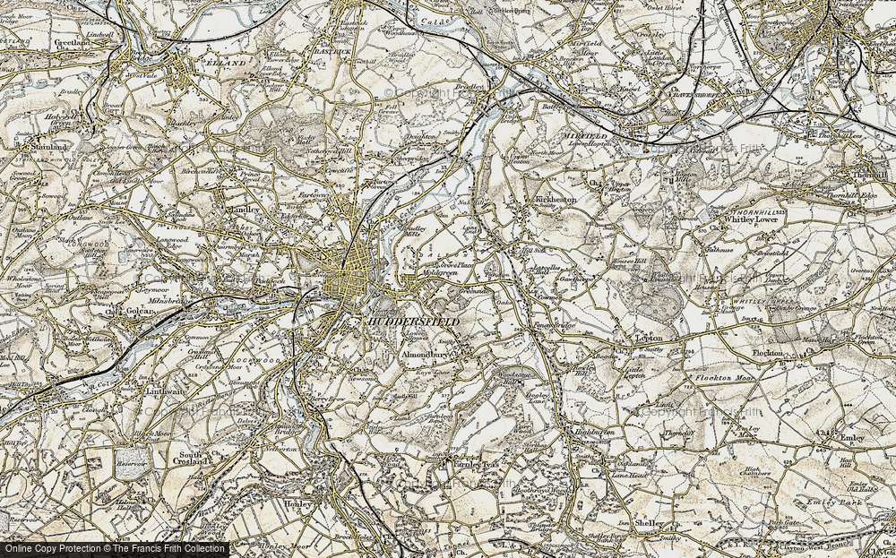Old Map of Dalton, 1903 in 1903