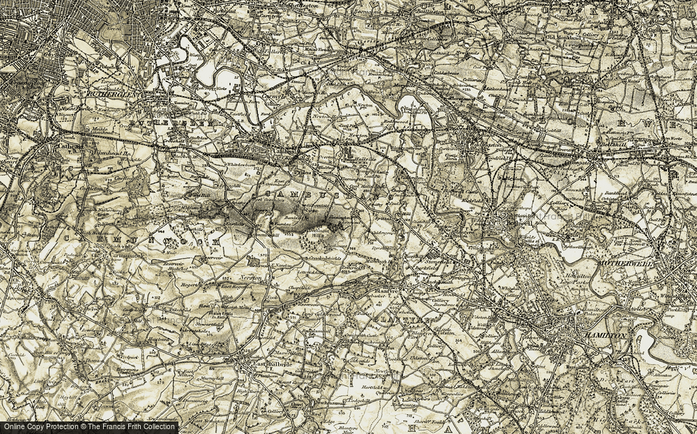 Old Map of Dalton, 1904-1905 in 1904-1905