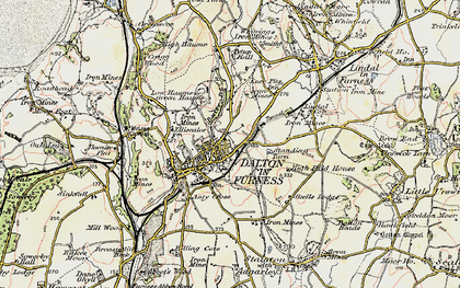 Old map of Dalton-In-Furness in 1903-1904