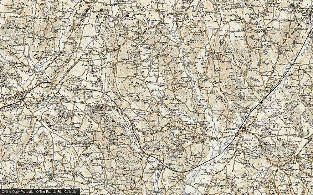 Old Map of Dalwood, 1898-1900 in 1898-1900