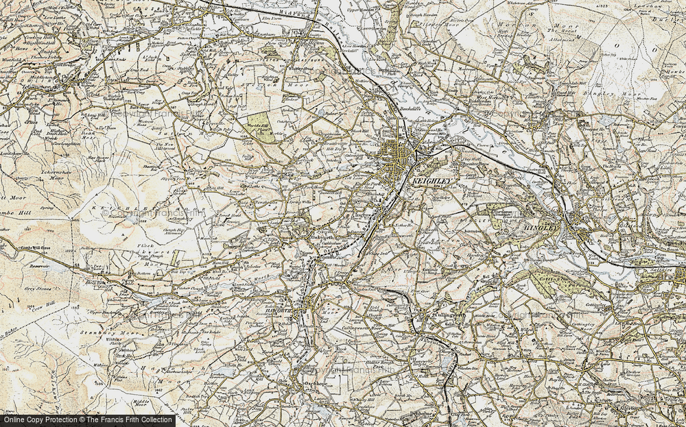Old Map of Damems, 1903-1904 in 1903-1904