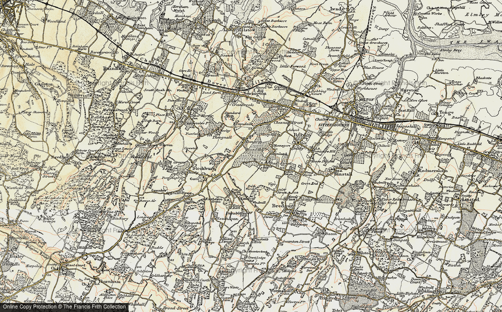 Old Map of Danaway, 1897-1898 in 1897-1898