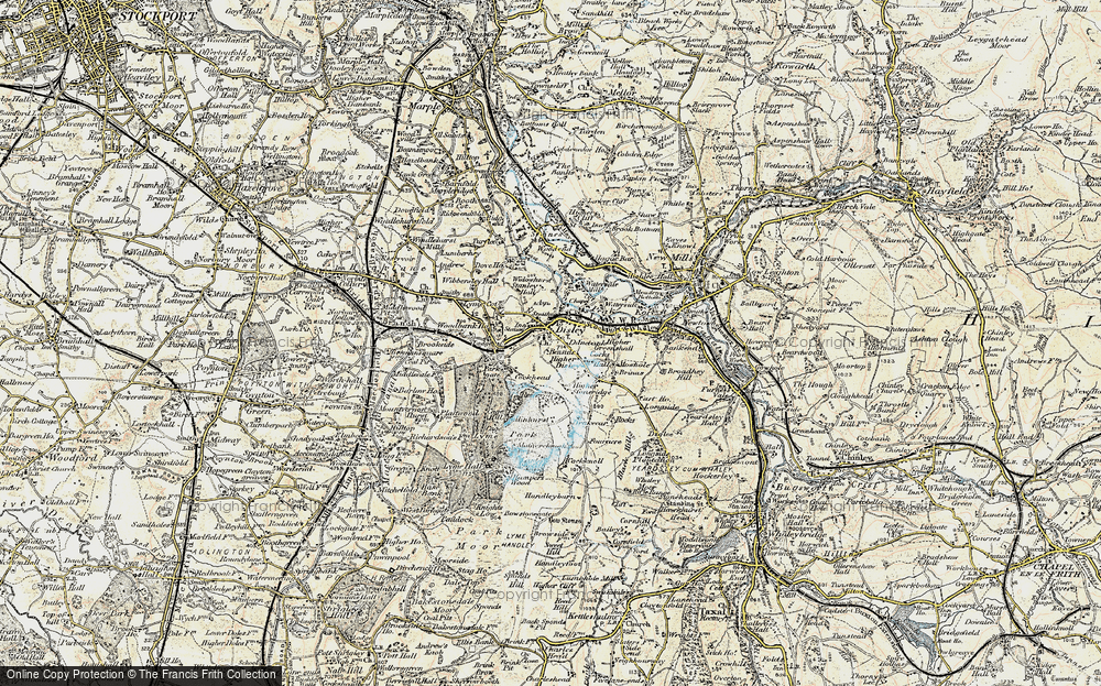 Old Map of Danebank, 1902-1903 in 1902-1903