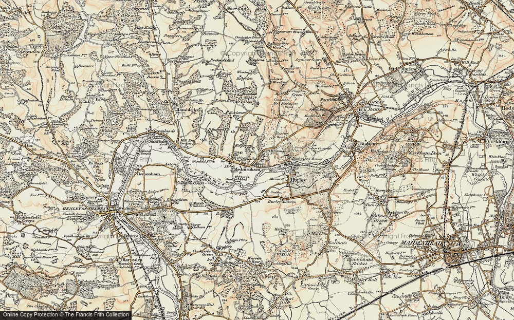Old Map of Danesfield, 1897-1909 in 1897-1909