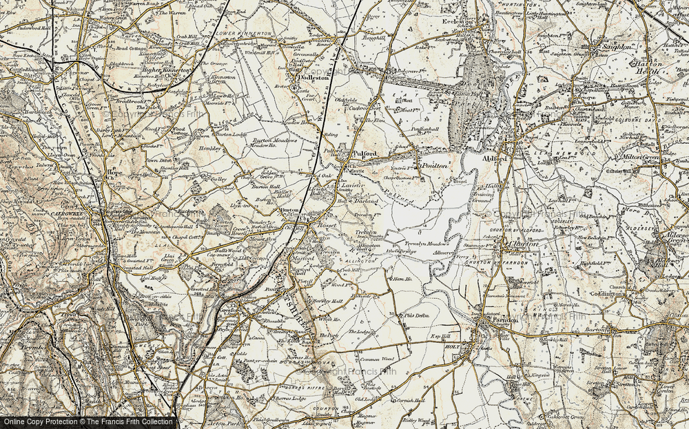 Old Map of Darland, 1902-1903 in 1902-1903