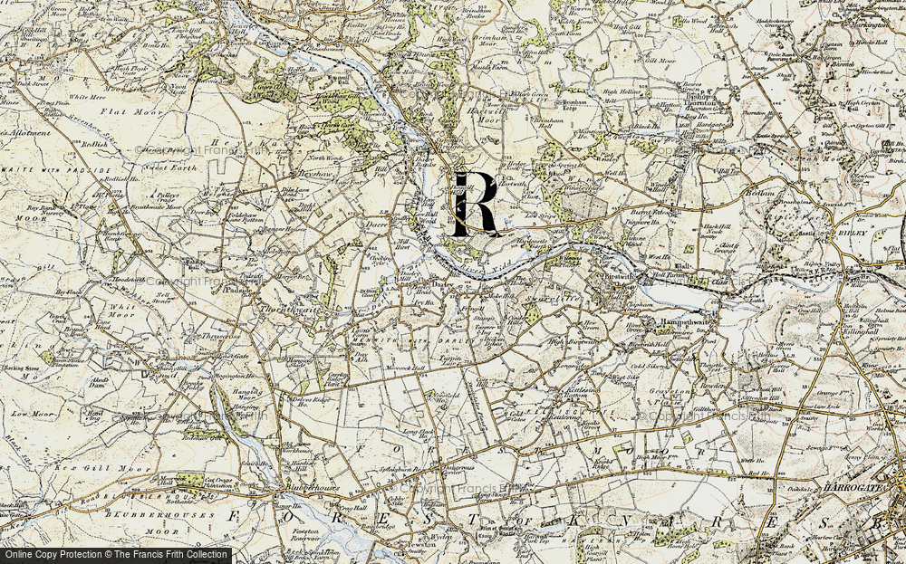 Old Map of Darley, 1903-1904 in 1903-1904