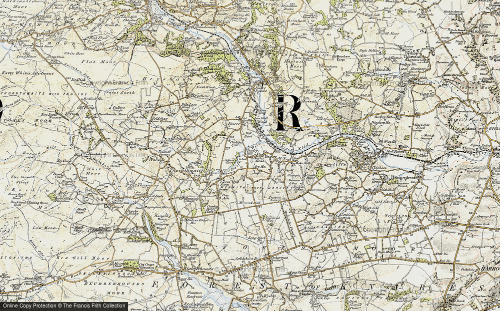 Old Map of Darley Head, 1903-1904 in 1903-1904