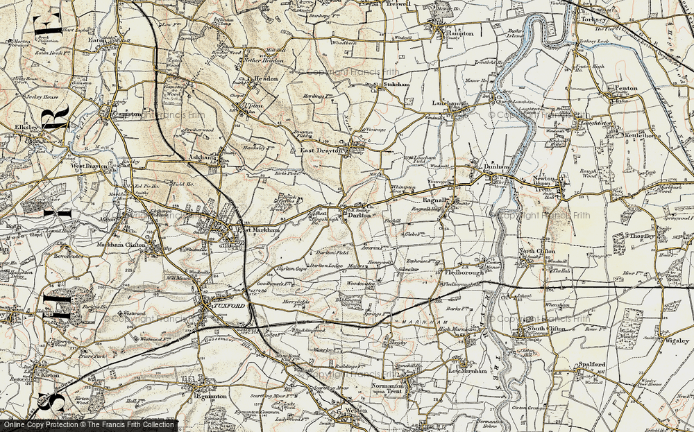 Old Map of Darlton, 1902-1903 in 1902-1903
