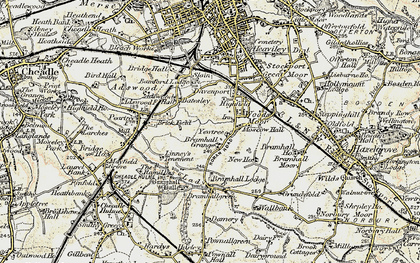 Old map of Davenport in 1903