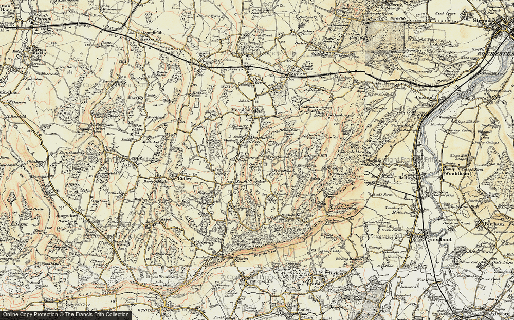 Old Map of David Street, 1897-1898 in 1897-1898