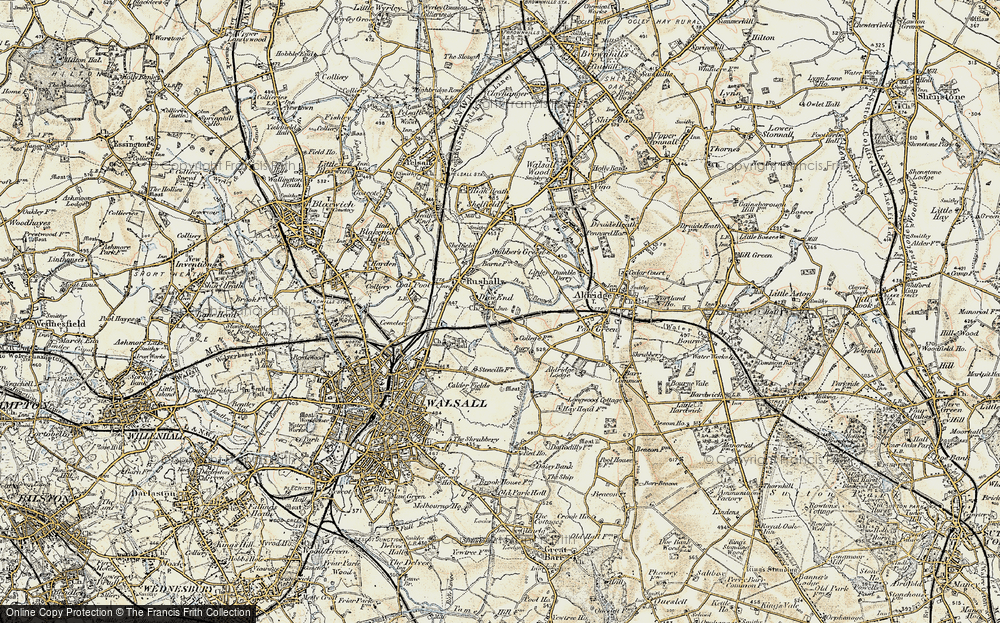 Old Map of Daw End, 1902 in 1902