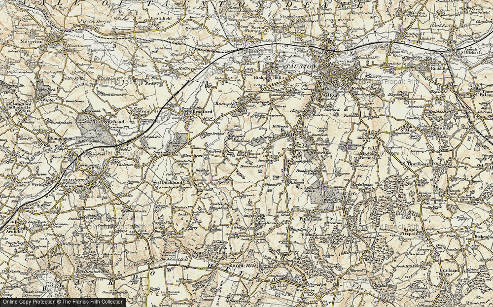 Old Map of Daw's Green, 1898-1900 in 1898-1900