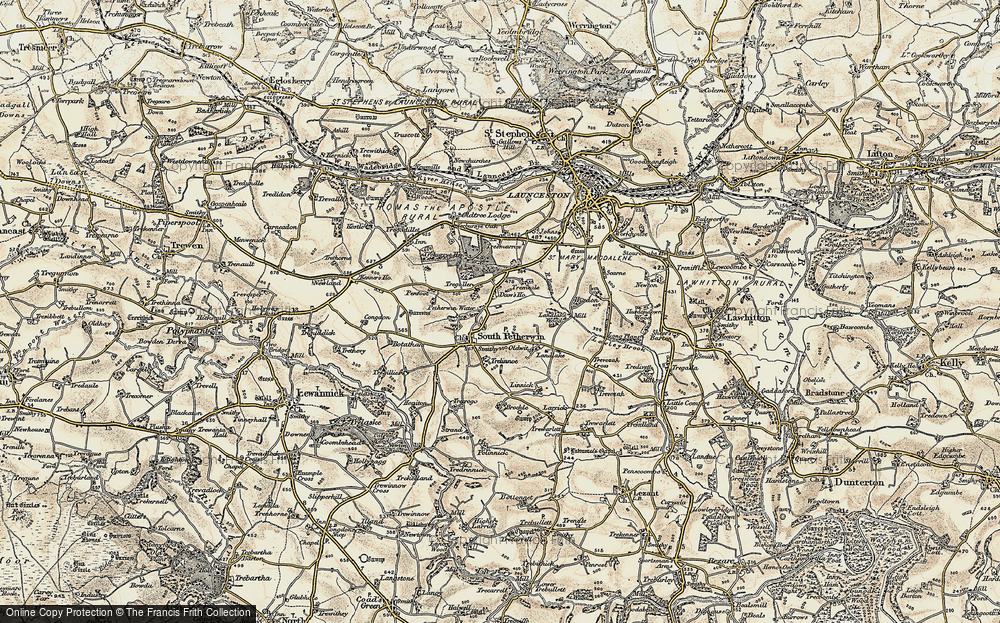 Old Map of Daw's House, 1899-1900 in 1899-1900