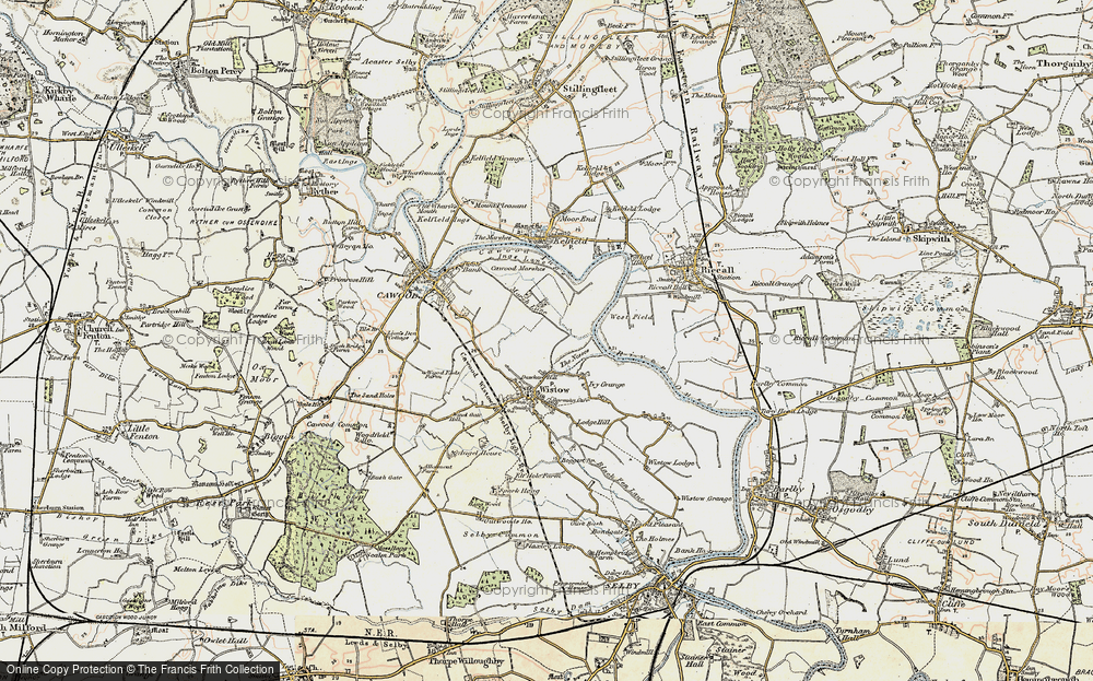 Old Map of Dawker Hill, 1903 in 1903