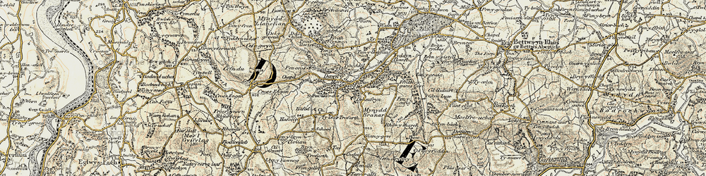 Old map of Dawn in 1902-1903