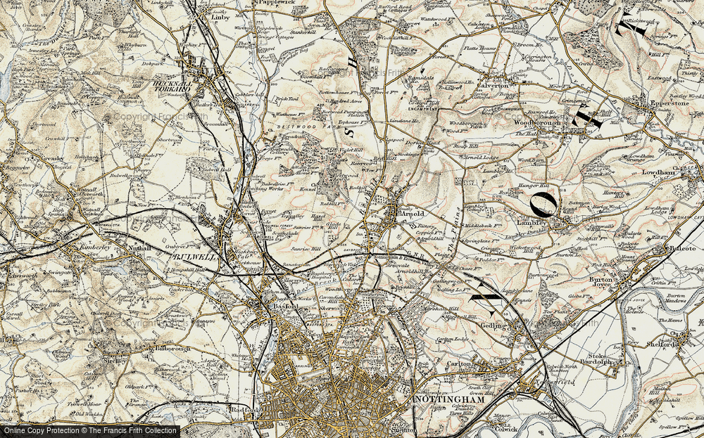 Old Map of Daybrook, 1902-1903 in 1902-1903