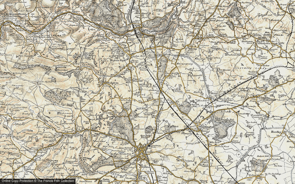 Old Map of Daywall, 1902 in 1902